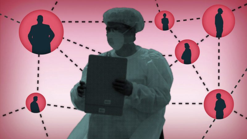 What is contact tracing, and how does it work with COVID-19?